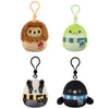 3.5-Inch Harry Potter House Animals Clip 4-Pack