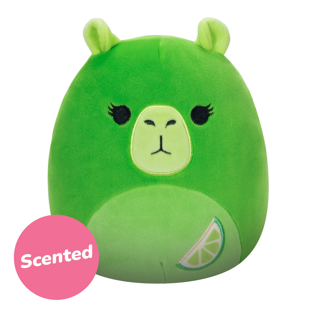 Squishmallows 8 Madchen Lime Scented Capybara Jazwares