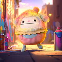 12-Inch Select Series Zozo the Bigfoot Clown With Rainbow Hair - 2