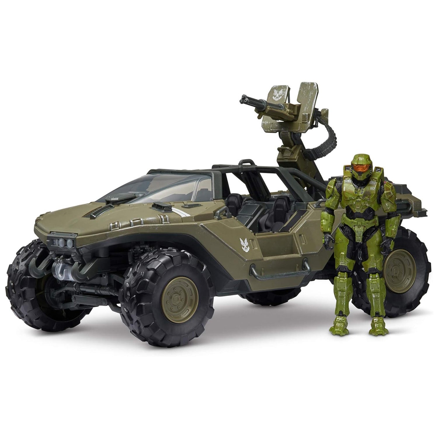 Hot wheels halo xbox unsc warthog master chief Dtw95 1:64 em Promoção