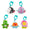 3.5-inch RetroBumz Plush Keychain Assortment - 1