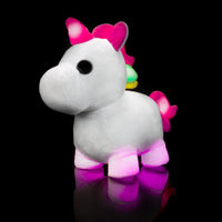 Adopt Me! Neon Unicorn Light-Up Plush - 1