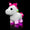 Adopt Me! Neon Unicorn Light-Up Plush - 2