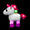 Adopt Me! Neon Unicorn Light-Up Plush - 6