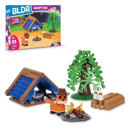 Adopt Me Red Fox & Campsite Building Set