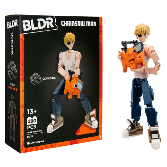 Chainsaw Man Denji and Pochita Building Set