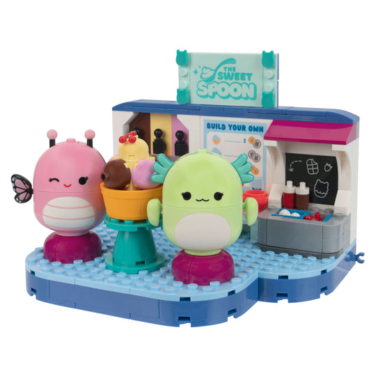 Squishmallows Frozen Yogurt Fun with Andreina & Mipsy Building Set