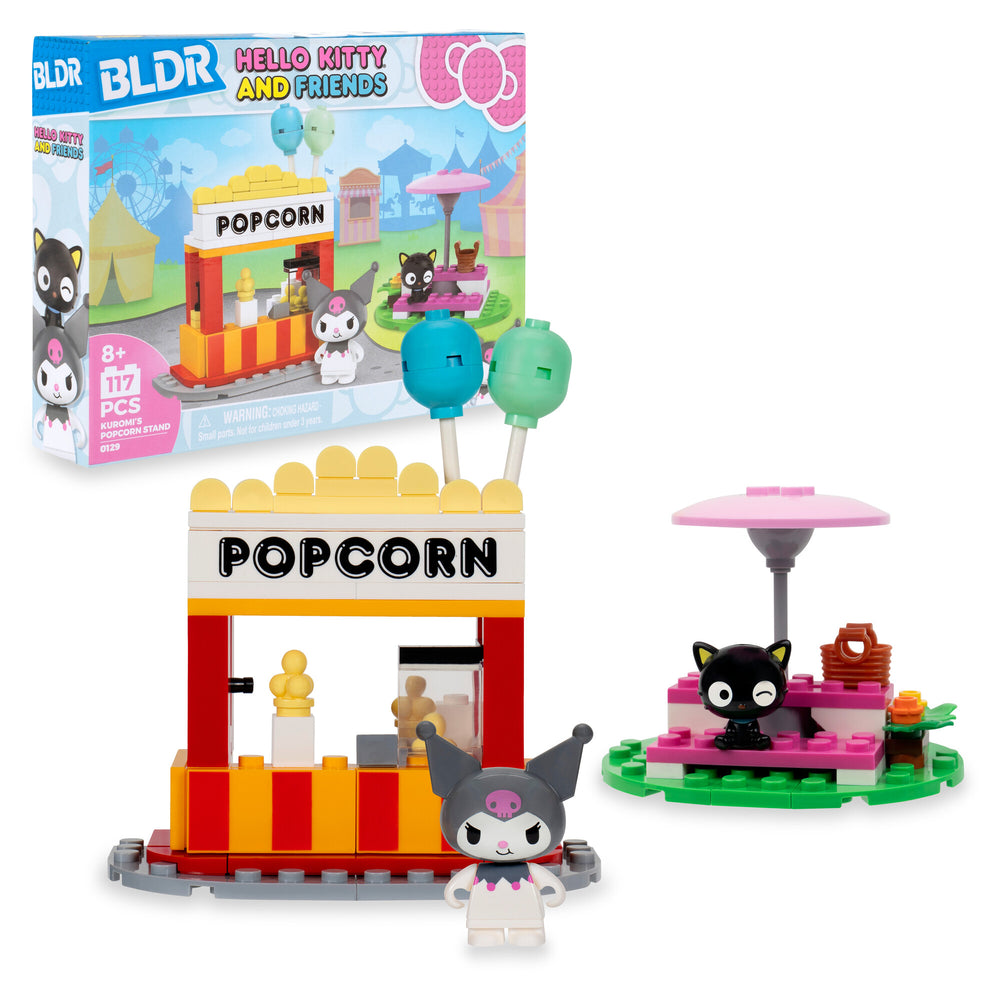 Hello Kitty and Friends Kuromi’s Popcorn Stand Building Set - 1