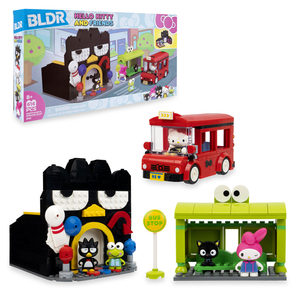 Hello Kitty and Friends Kuromi's Popcorn Stand Building Set | Jazwares
