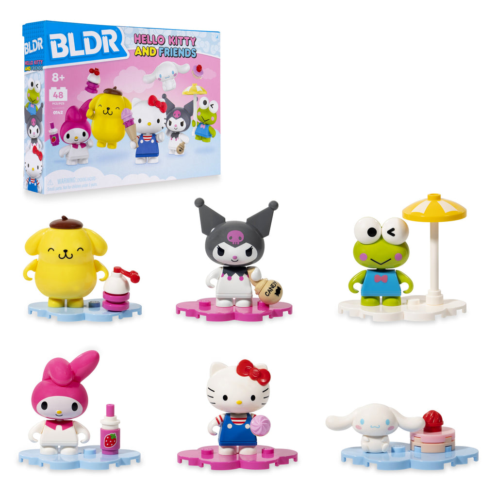 BLDR Hello Kitty and Friends Minifigures 6-Pack | Jazwares