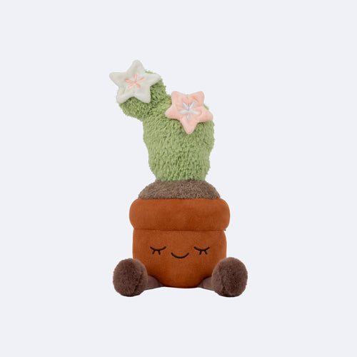 Greenhouse by Russ 12-Inch Brown Flower Cactus Plush Image