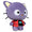 Hello Kitty and Friends Series 2 - Chococat 8-Inch Punks Plush - 2