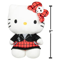 Hello Kitty and Friends Series 2 - Hello Kitty 8-Inch Red Punks Plush - 4