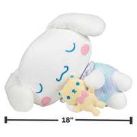 Hello Kitty and Friends 18-Inch Sleeping Plush - Cinnamoroll - 4