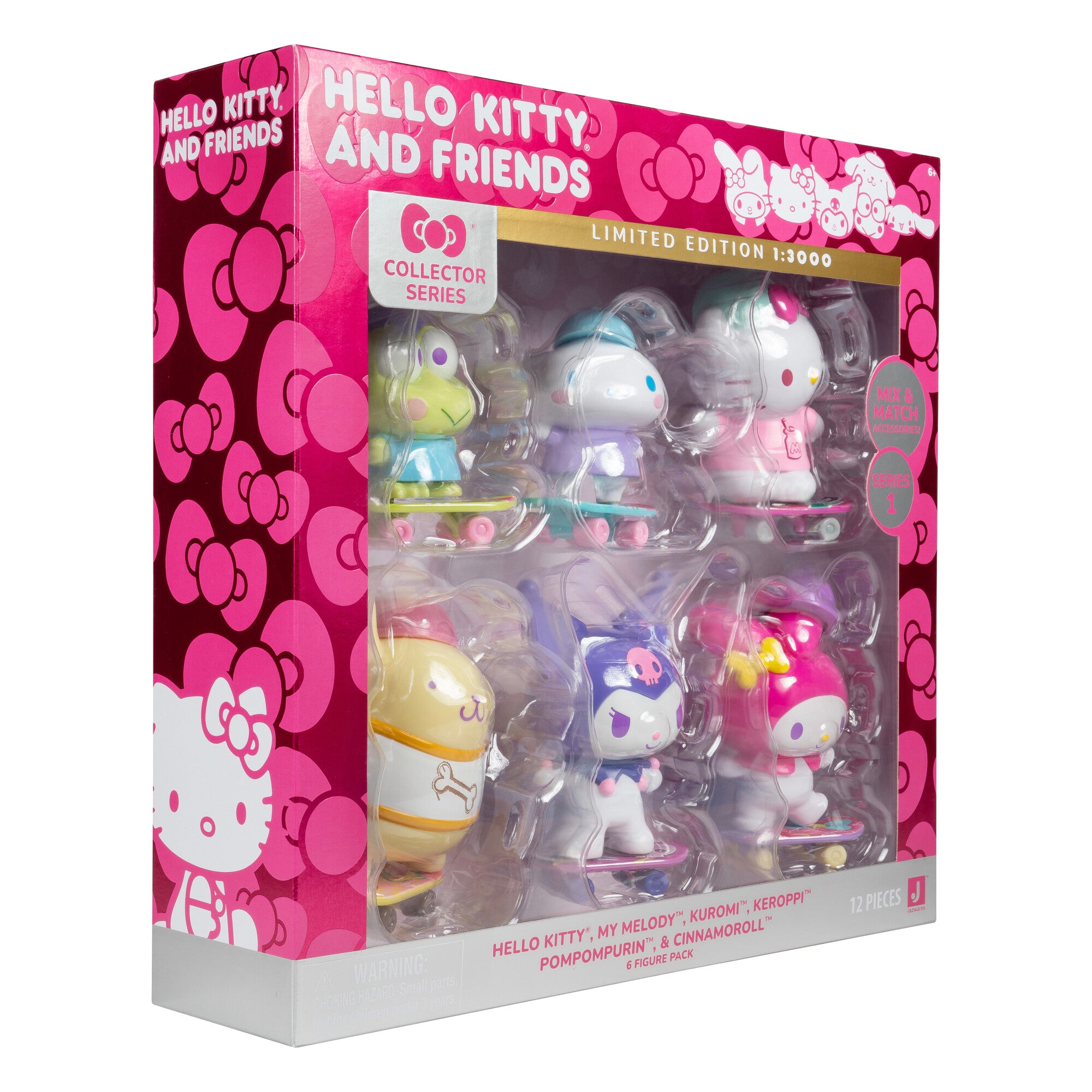 Hello Kitty and Friends 4-Inch Ultra-Premier 6-Figure Set | Jazwares
