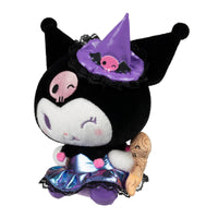 Hello Kitty and Friends 8-Inch Kuromi Halloween Plush Wearing a Witch Costume - 1