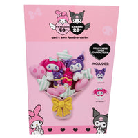 Hello Kitty and Friends 12-Inch My Melody and Kuromi Anniversary Plush Bouquet - 11