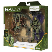 Halo Action Figure Pack - Master Chief vs. Flood - 6