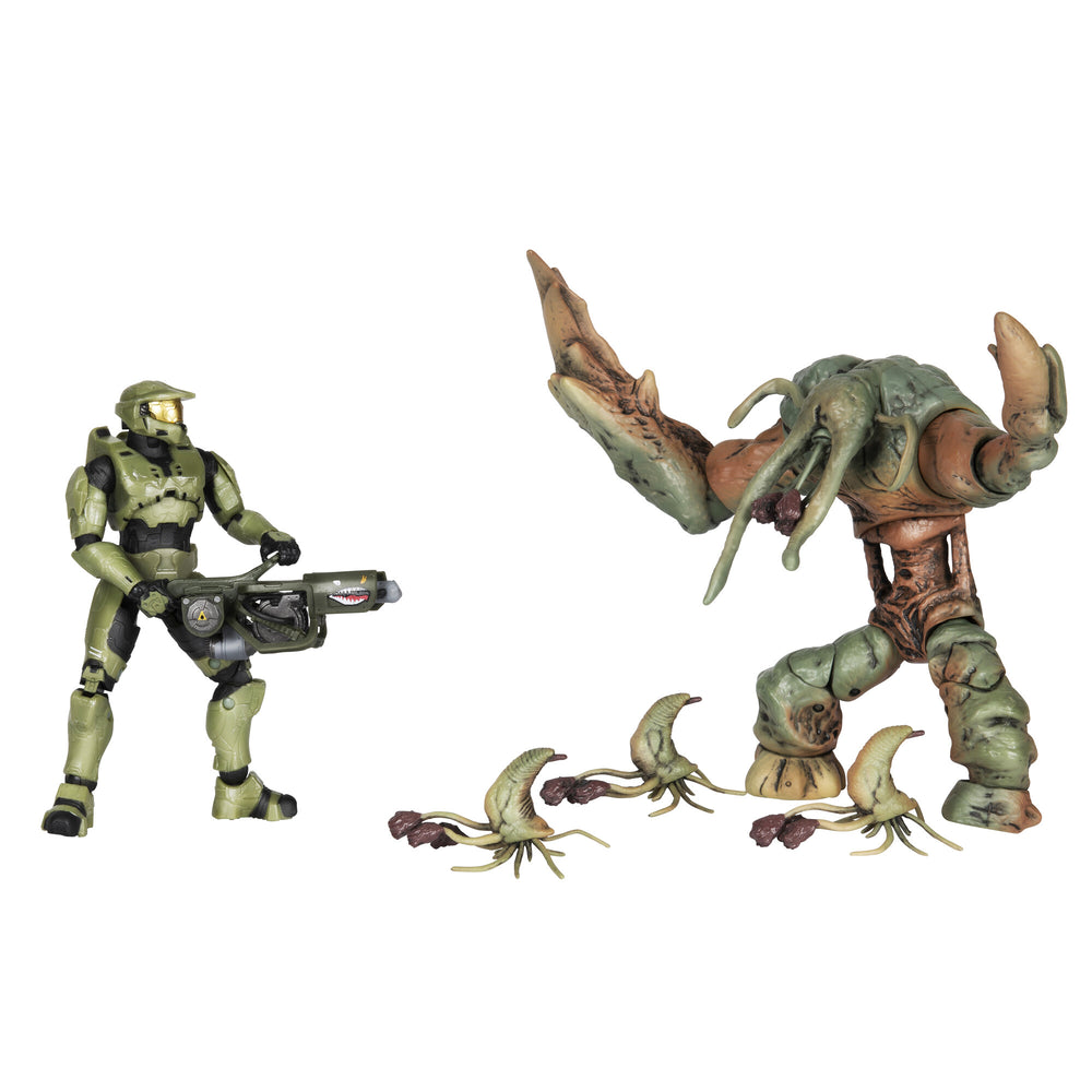 Halo Action Figure Pack - Master Chief vs. Flood - 1