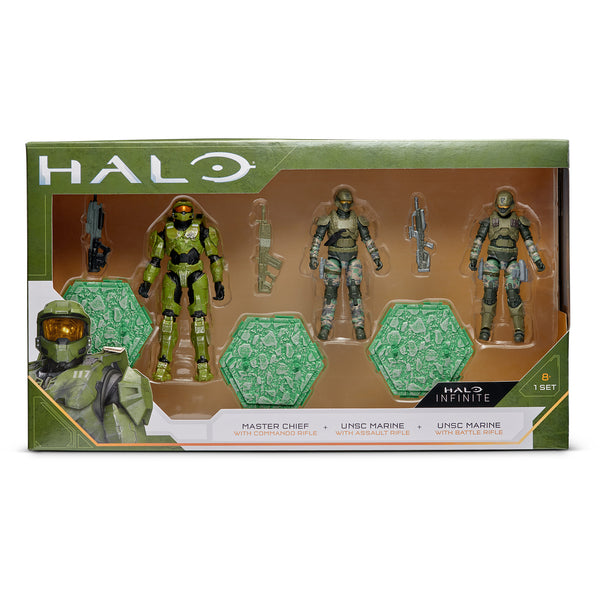  Halo Infinite UNSC 117 Master Chief Keychain with 2