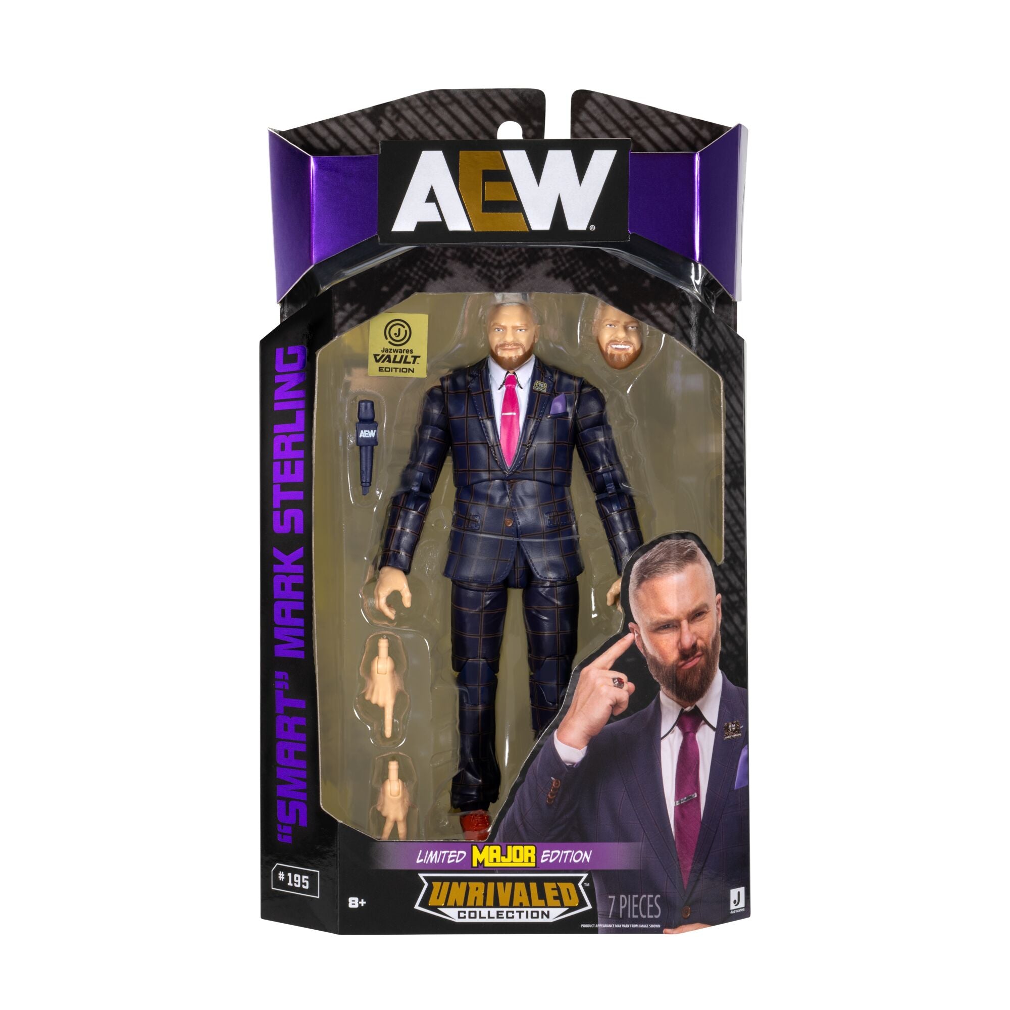 AEW Unrivaled 6-Inch Smart Mark Sterling Figure | Jazwares Vault Collection