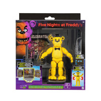 Five Nights at Freddy’s Golden Freddy Office Set - 5-Inch Articulated Figure - 1