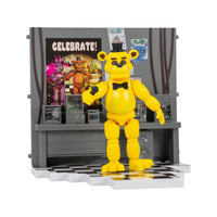 Five Nights at Freddy’s Golden Freddy Office Set - 5-Inch Articulated Figure - 0
