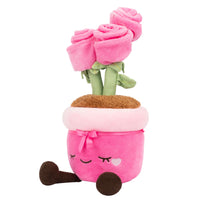 Greenhouse by Russ 12-Inch Valentine Roses Plush - 1