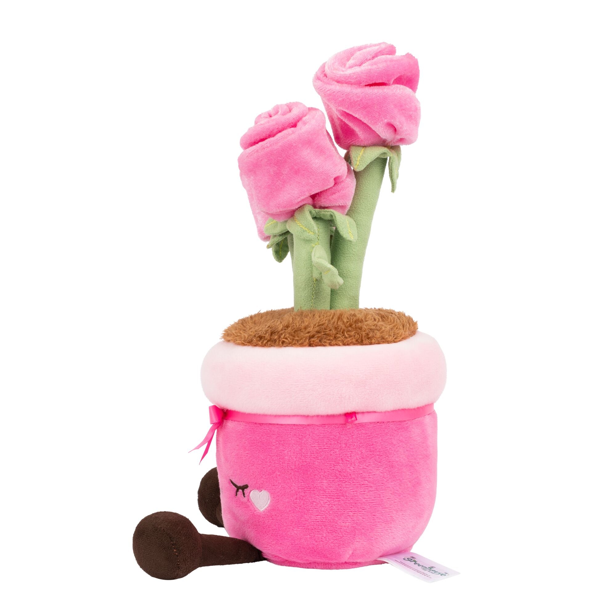 Greenhouse by Russ Potted Plant Valentine Roses 12-Inch Plush Greenhouse by Russ Potted Plant Valentine Roses 12-Inch Plush