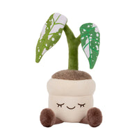 Greenhouse by Russ 12-Inch Grey Monstera Plant Plush - 0
