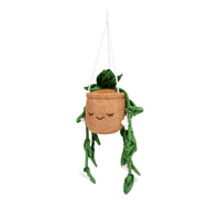 Greenhouse by Russ 8-Inch Hanging Plant with Flowers Plush - 2