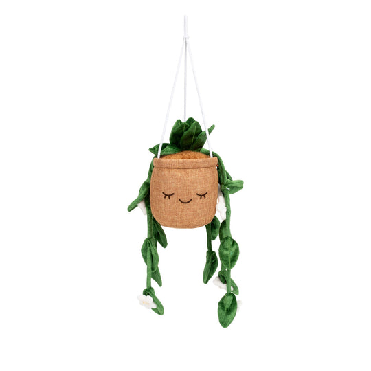 Greenhouse by Russ 8-Inch Hanging Plant with Flowers Plush