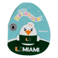 University of Miami 3.5-Inch Sebastian the Ibis Plush Clip - 5