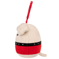 University of Georgia 3.5-Inch Hairy Dawg Plush Clip - 3