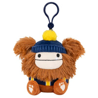University of Michigan 3.5-Inch Benny the Bigfoot Plush Clip - 0