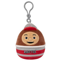 Ohio State 3.5-Inch Brutus Plush Clip - 0