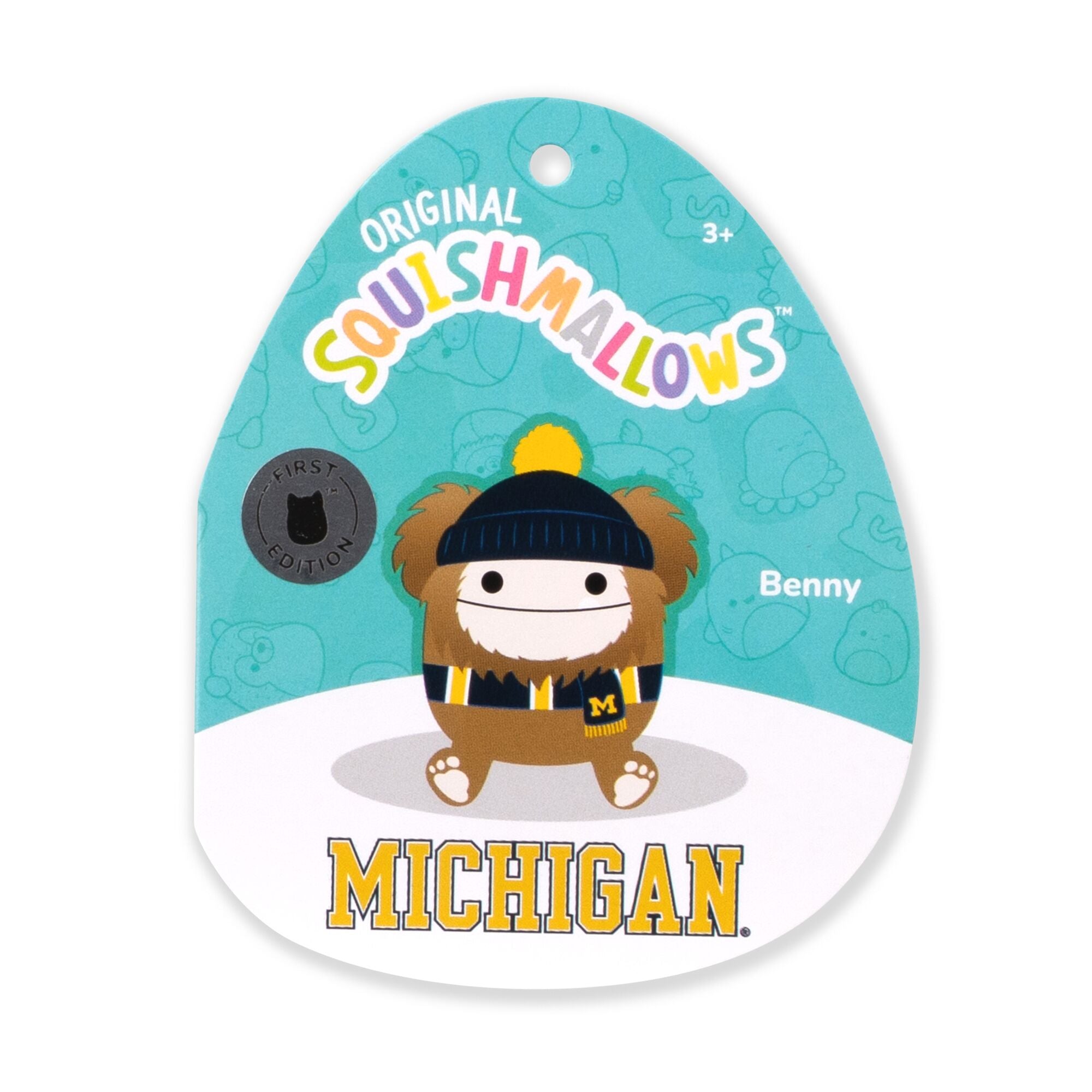 Squishmallows University of Michigan 12