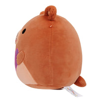 8-Inch Stokely the Brown Kodiak Bear Holding a Rainbow Heart - 4