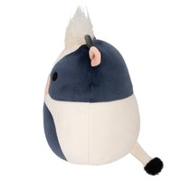 8-Inch Dill the Black and White Cow with Shaggy Hair - 2