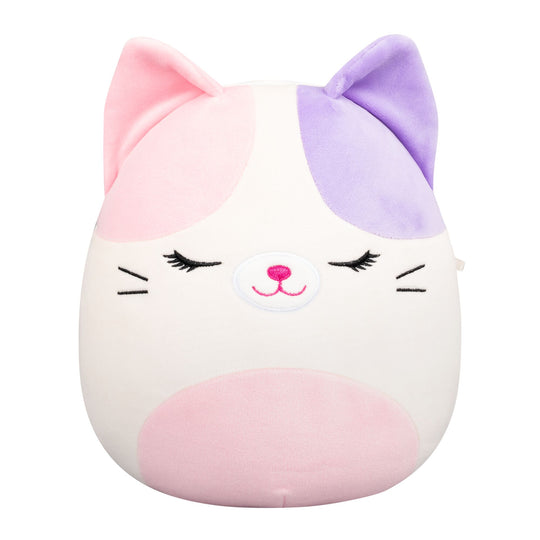 8-Inch Nell the Pink And Purple Calico Cat