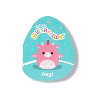 14-Inch Aegi the Pink Dragon with Sakura Print Belly - 4