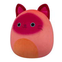20-Inch Madisun the Orange and Maroon Siamese Cat - 1