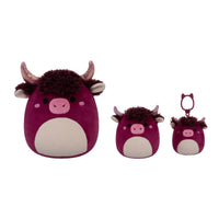 Florimund the Plum Highland Cow Multisize Combo Pack - 0
