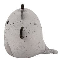 12-Inch Gio the Grey Speckled Gargoyle Holding Black Candle - 2