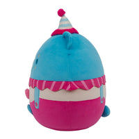 14-Inch Blubo the Neon Blue Bear in Pink Clown Costume - 2