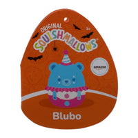 14-Inch Blubo the Neon Blue Bear in Pink Clown Costume - 4