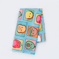 “Total Foodies” Teal SquishPillow Pillowcase (Standard) - 5