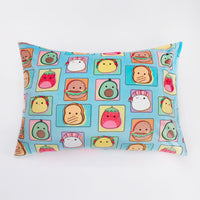 “Total Foodies” Teal SquishPillow Pillowcase (Standard) - 0