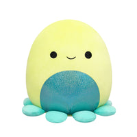 12-Inch Orphie the Lime Green Octopus with Teal Tentacles - 0