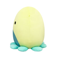 12-Inch Orphie the Lime Green Octopus with Teal Tentacles - 2